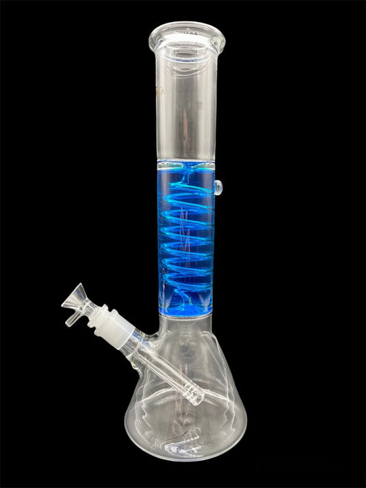 Freezable glass bong