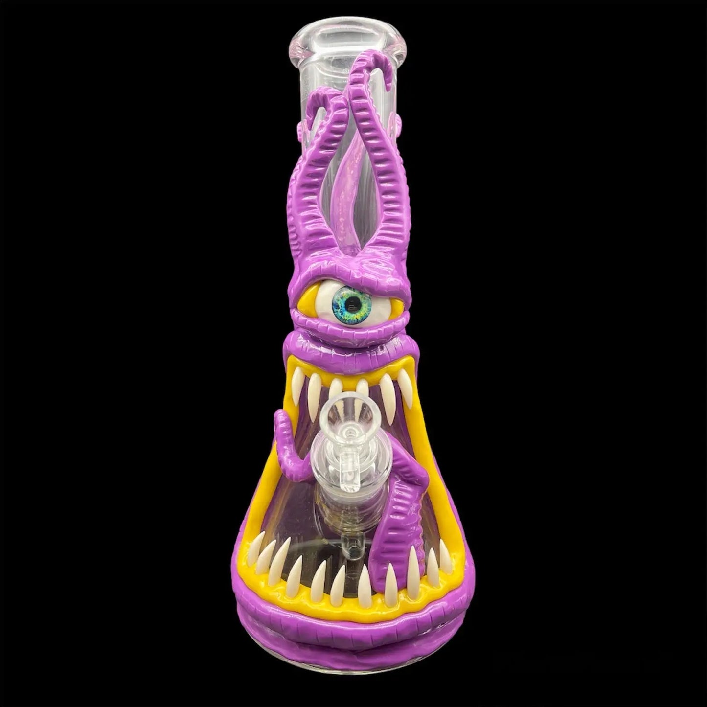 purple octopus glass bong