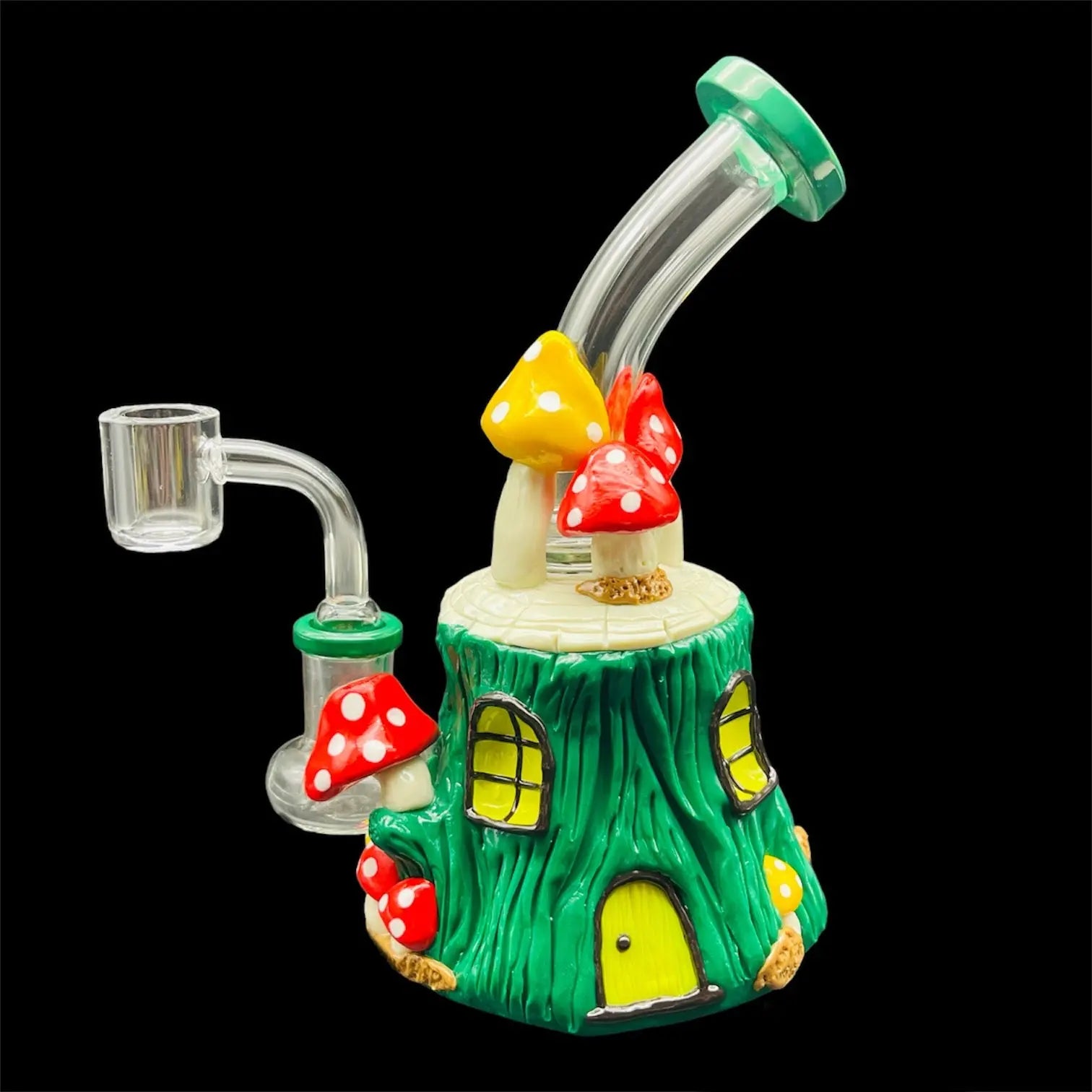 green mushroom bong