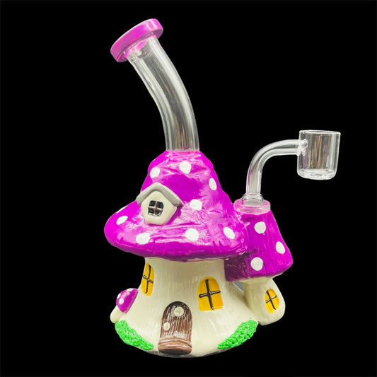 purple mushroom dab rig