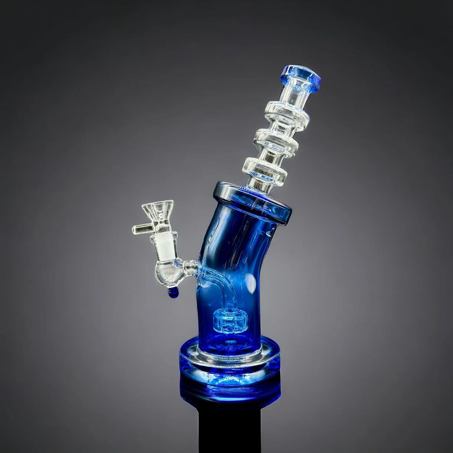 Bent Shape water pipe blue 