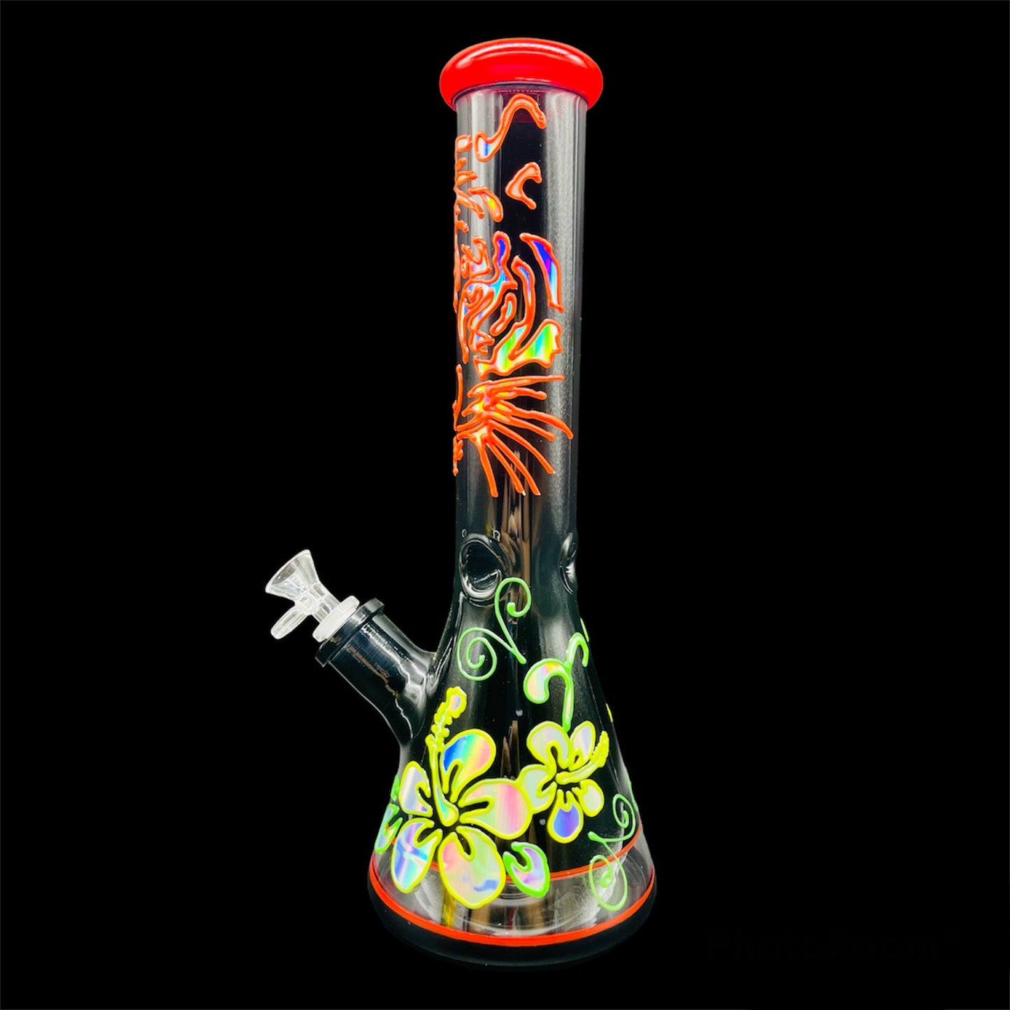 Black Tiger Beaker 3D Bong