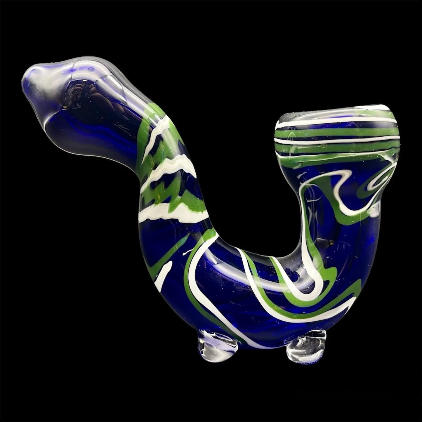 blue Sherlock glass pipe