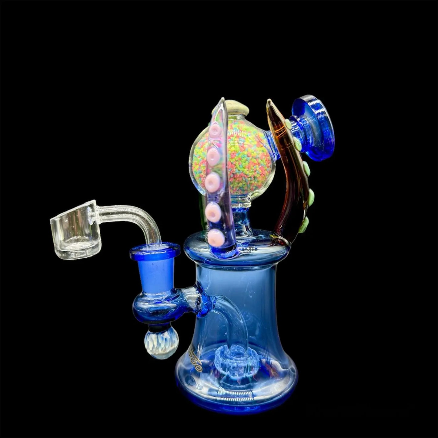 Circle Perc Octopus Rig Glow in the Dark 7'' Topoo