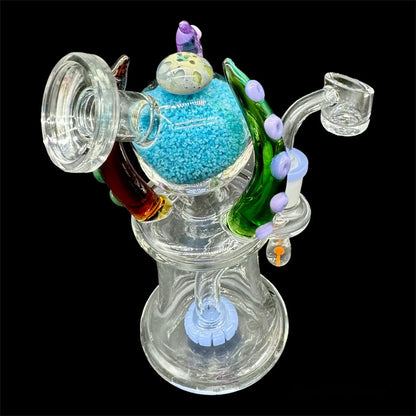 Circle Perc Octopus Rig Glow in the Dark 7'' Topoo