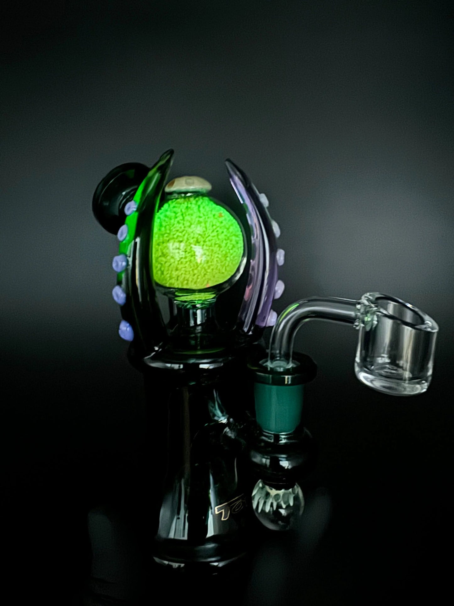 Circle Perc Octopus Rig Glow in the Dark 7'' Topoo