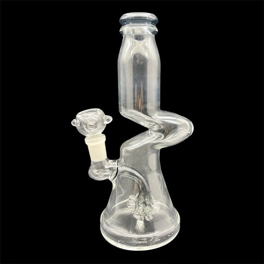 clear glass beaker bong 