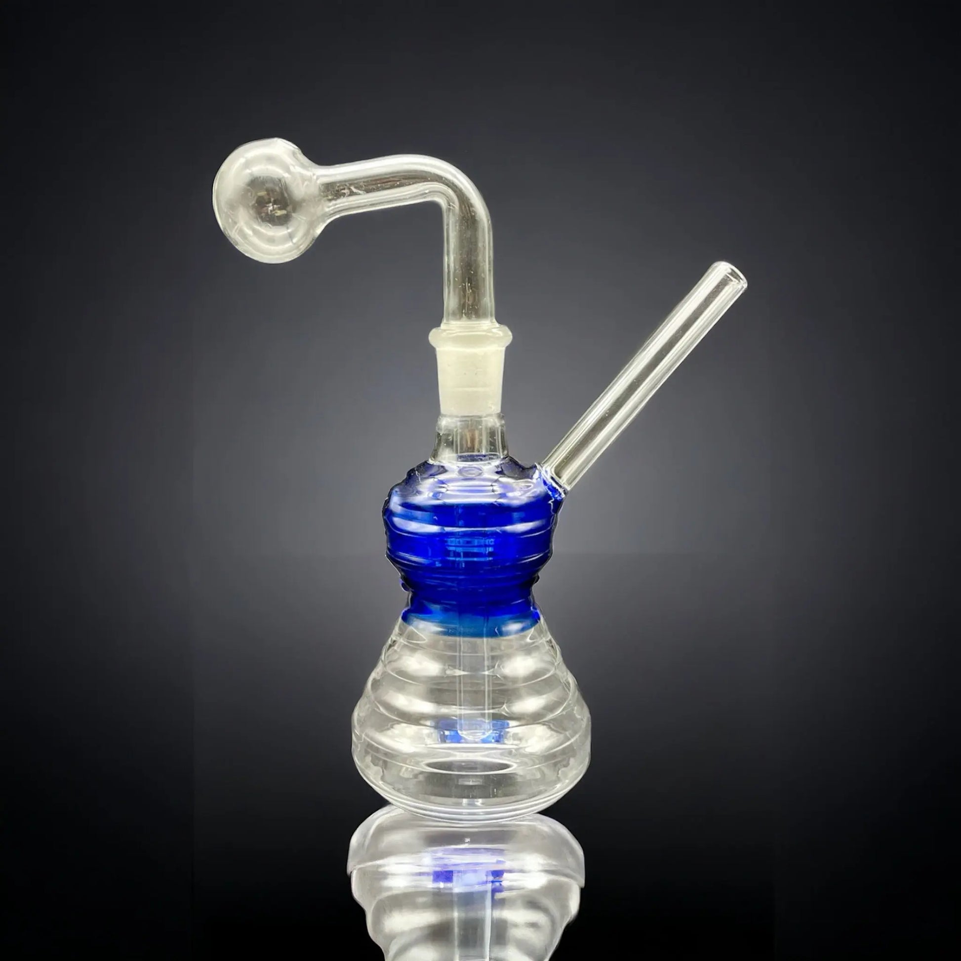 blue oil bubbler 