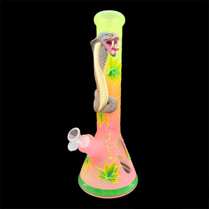 Cobra Beaker 3D Glass Bong