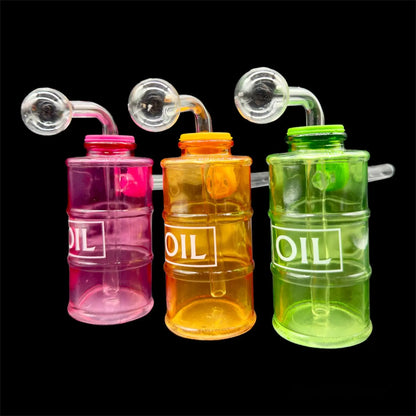 Colored Canister Oil Burner Bubbler random color