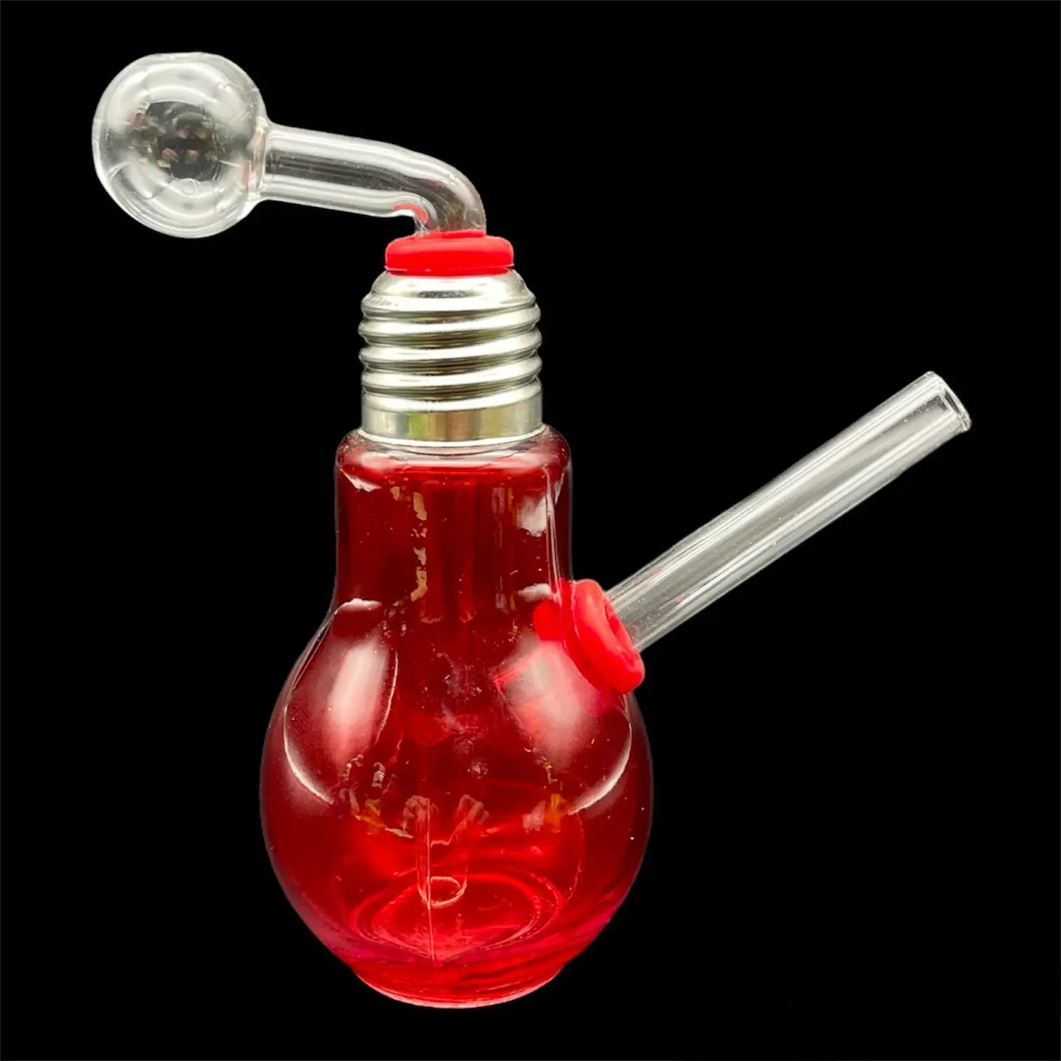 Colored Glass Light Bulb Oil Burner Water Pipe uniquesmokeshop.com