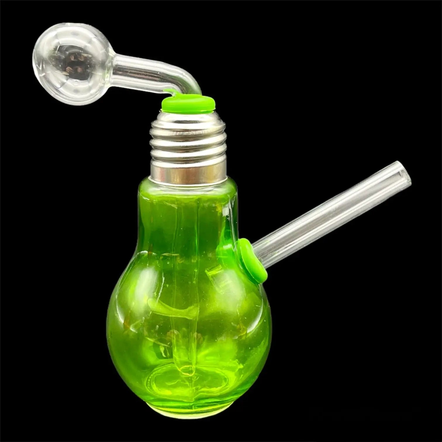 Colored Glass Light Bulb Oil Burner Water Pipe uniquesmokeshop.com