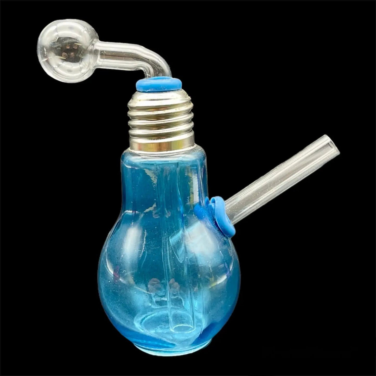 Colored Glass Light Bulb Oil Burner Water Pipe uniquesmokeshop.com