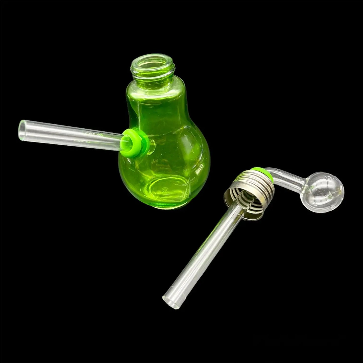 Colored Glass Light Bulb Oil Burner Water Pipe uniquesmokeshop.com