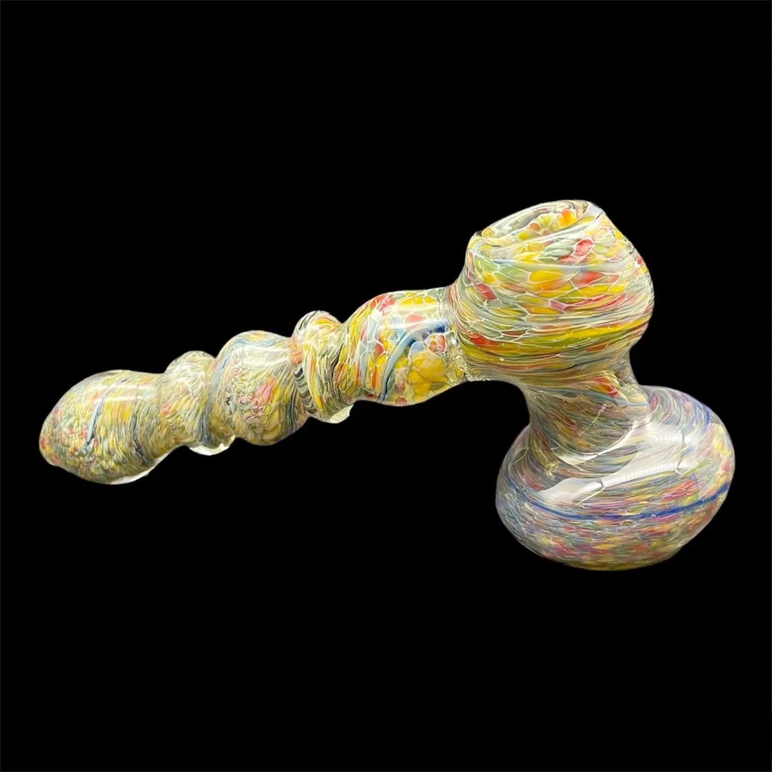 hammer colored glass bubbler