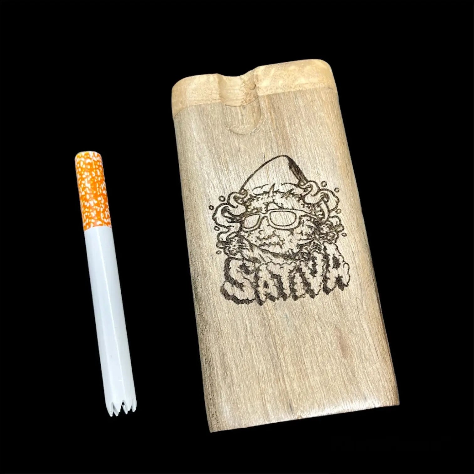 Custom Design Wood Dugout One Hitter Box Sativa