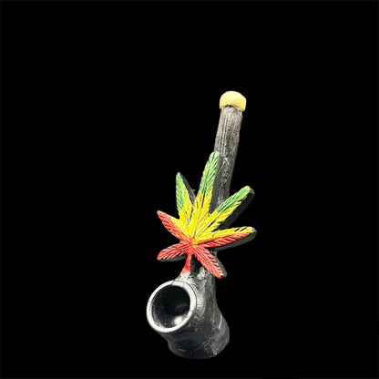 Rasta Weed Leaf Tobacco Pipes