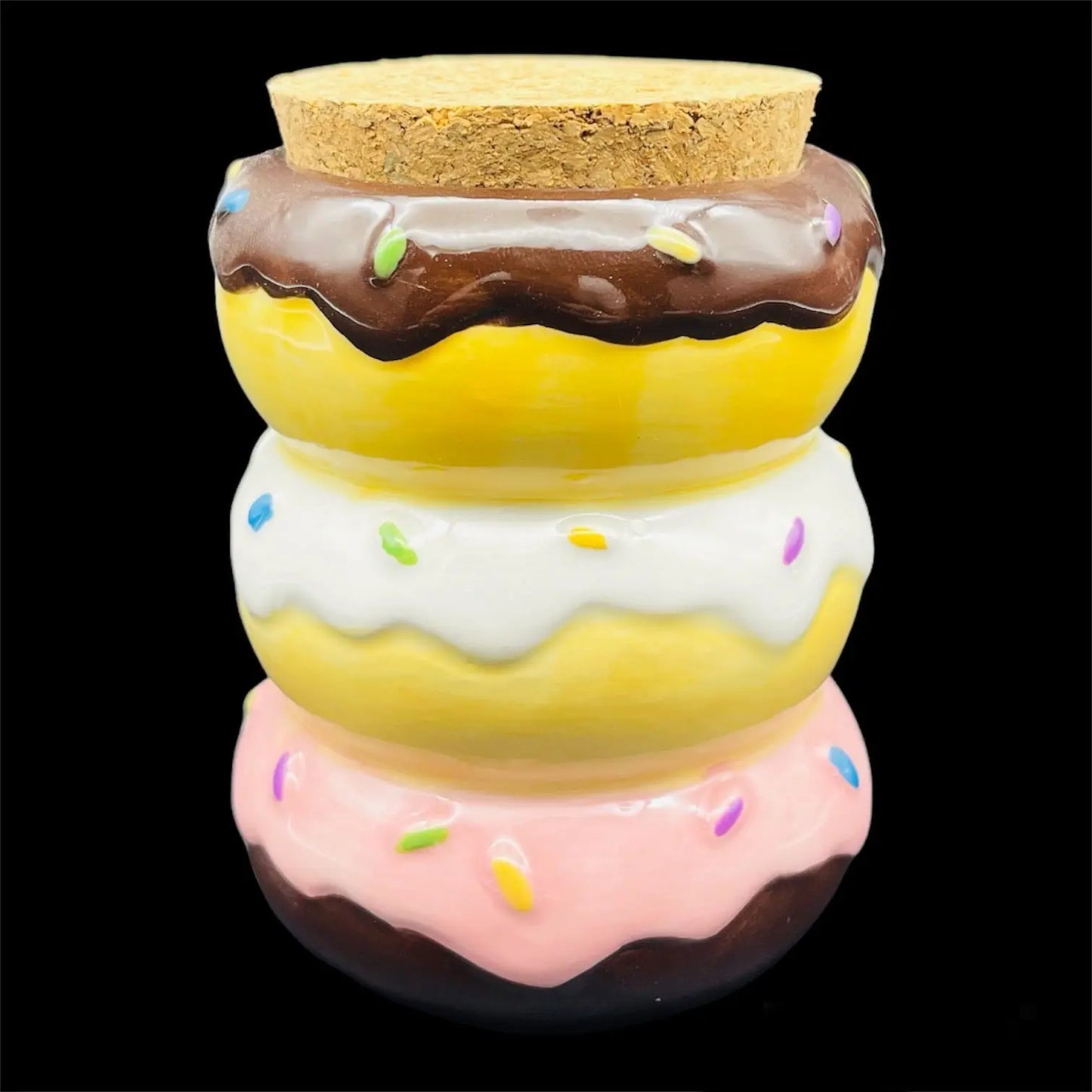 DONUT CERAMIC STASH JAR MEDIUM