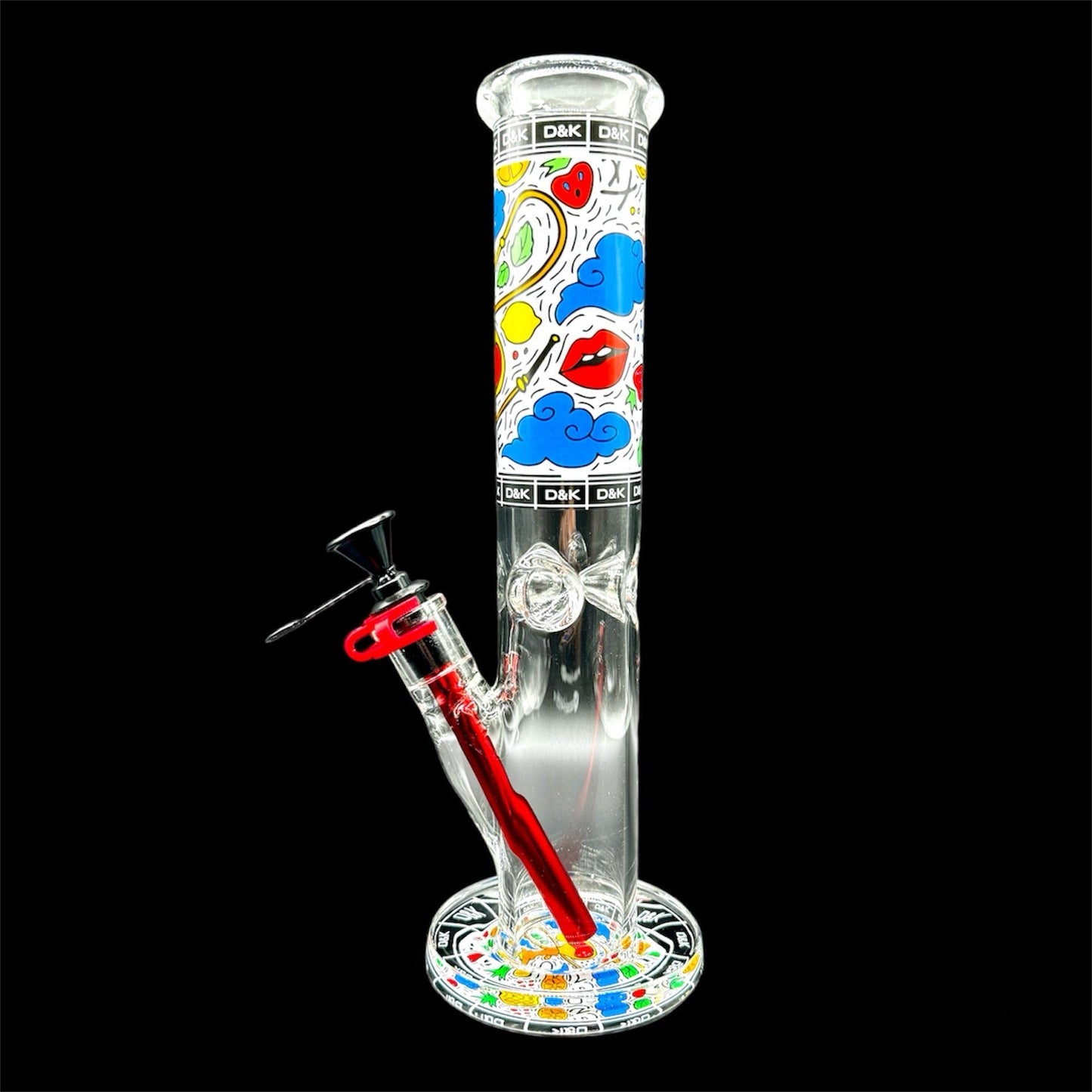 D&K Straight Tube Bong 12» style 1