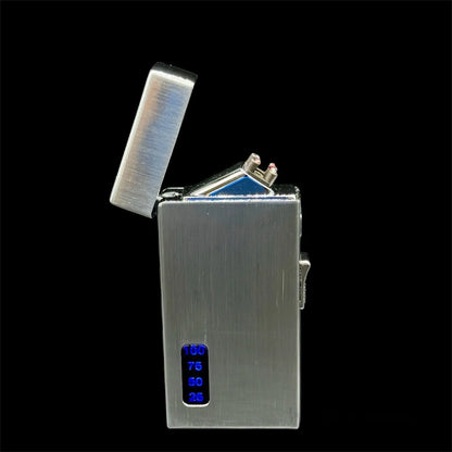 Dual Function Torch & Dual Arc Lighter 61762 silver color 