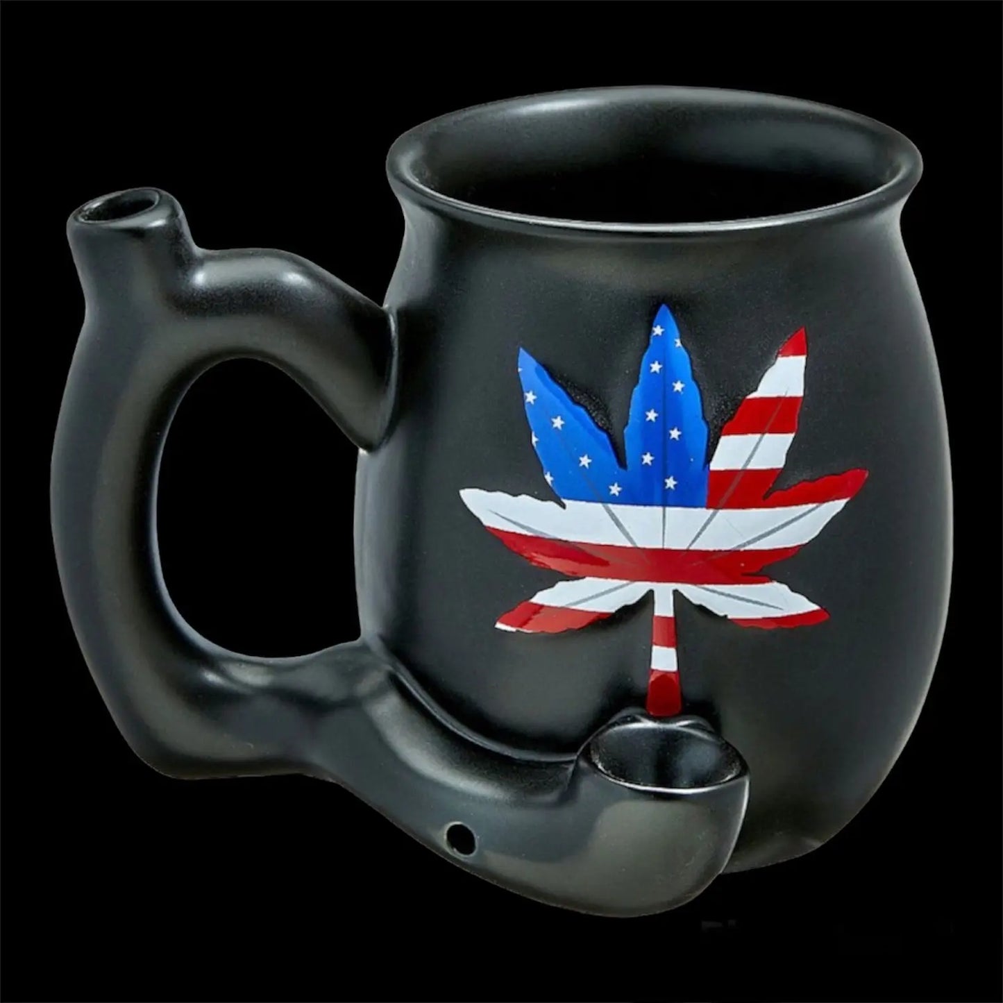 EMBOSSED PATRIOTIC LEAF ROAST & TOAST MUG