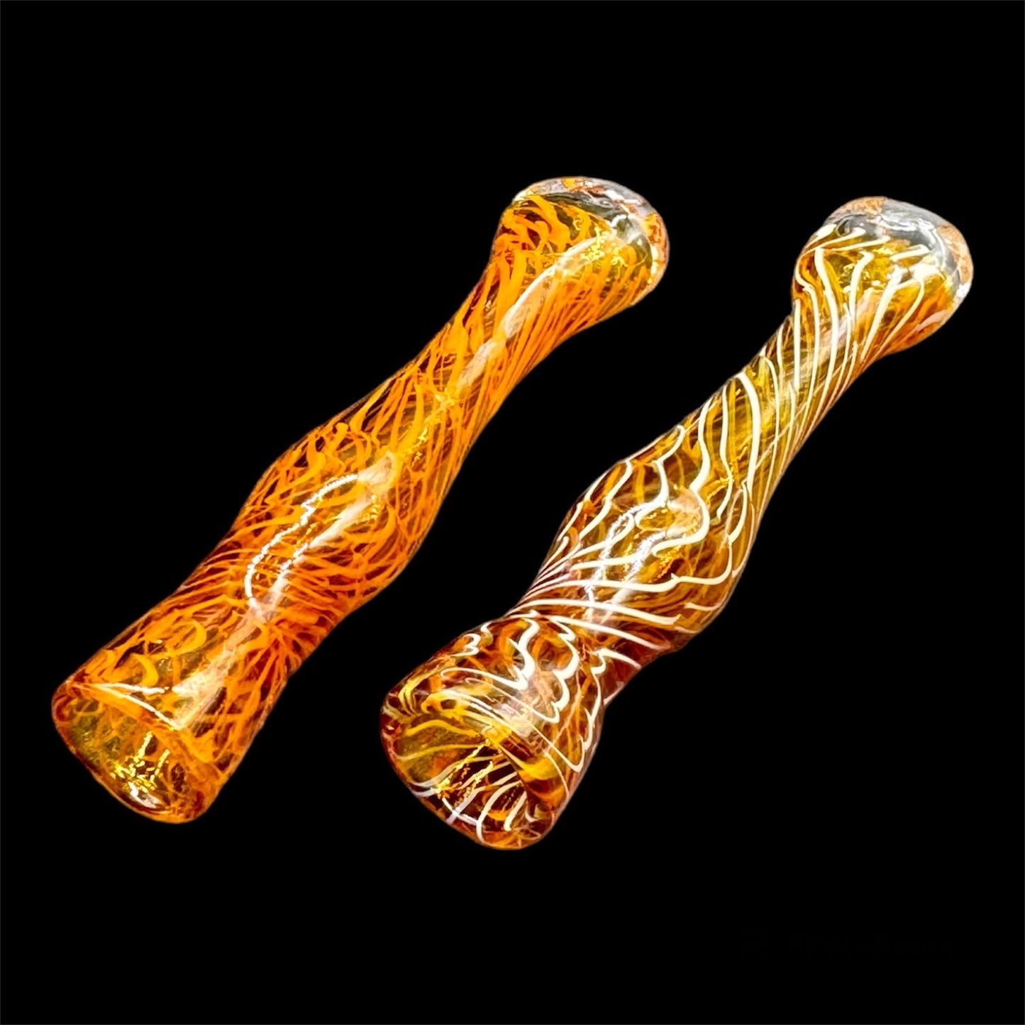 Fancy Colored Chillum gold color 