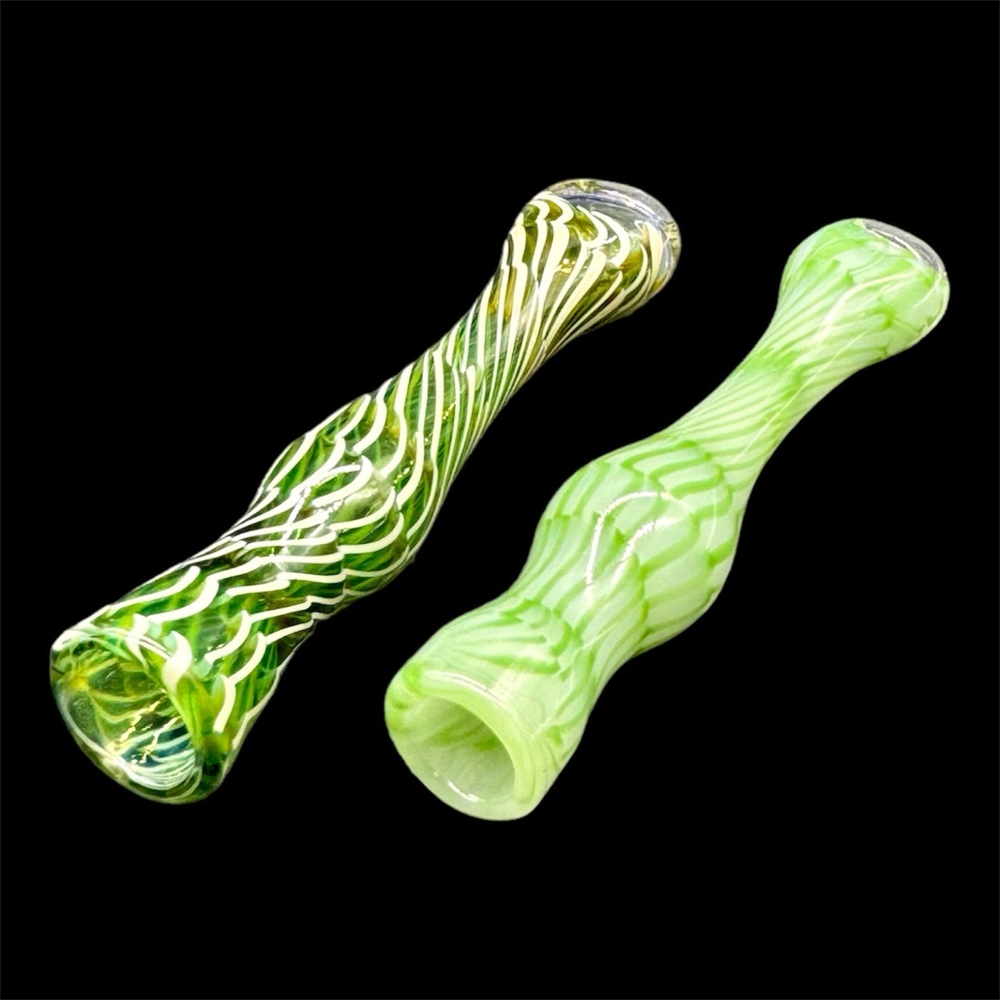 Fancy Colored Chillum green color 