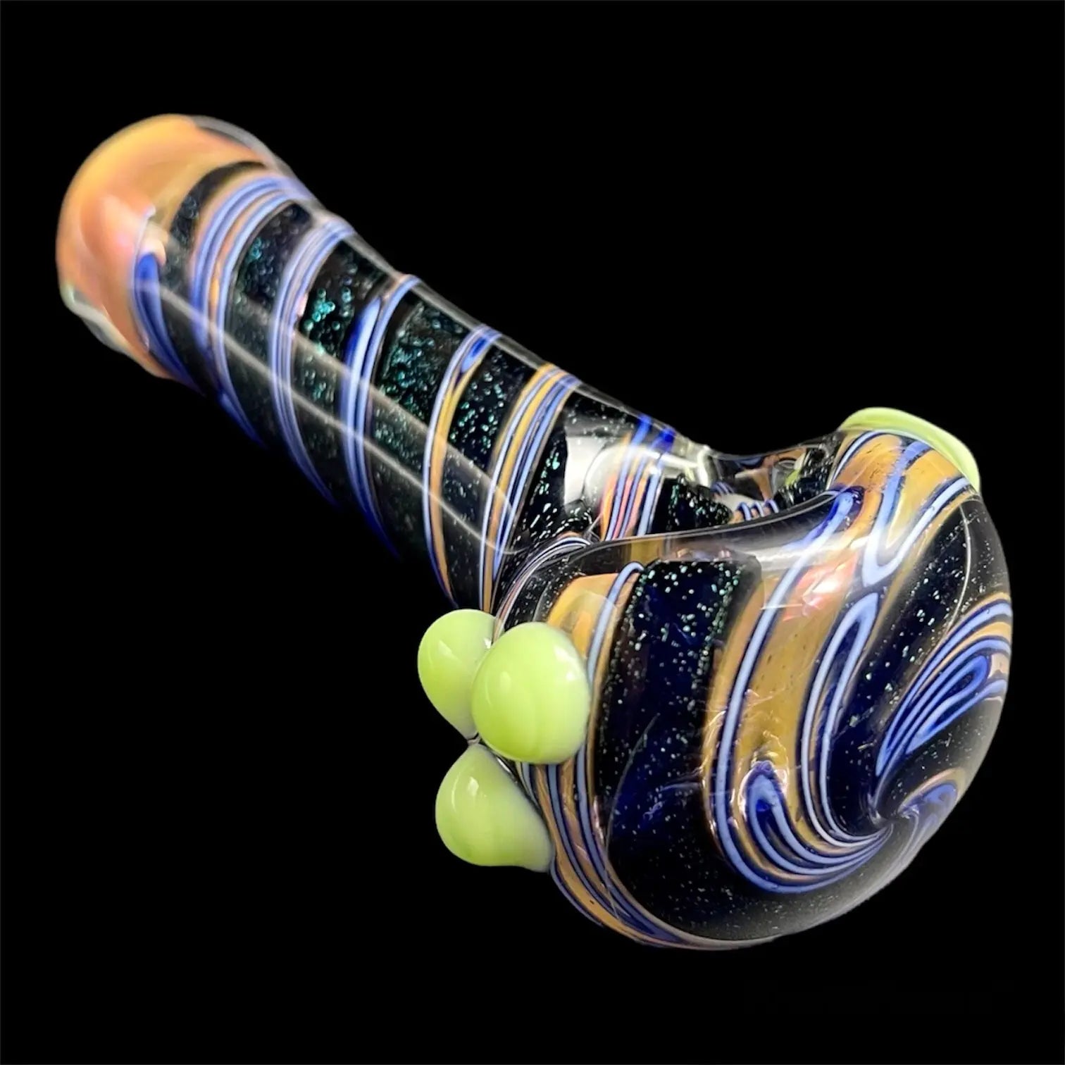 green glass pipes