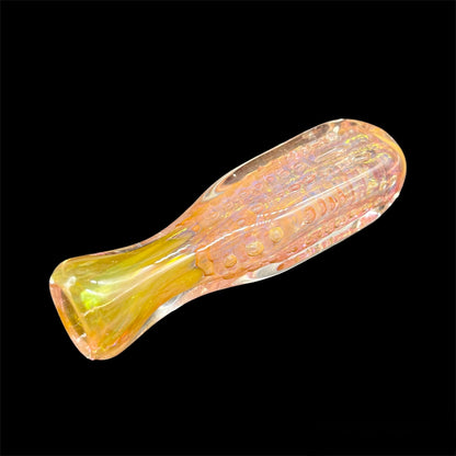 Golden Fumed Chillums Glass Pipes