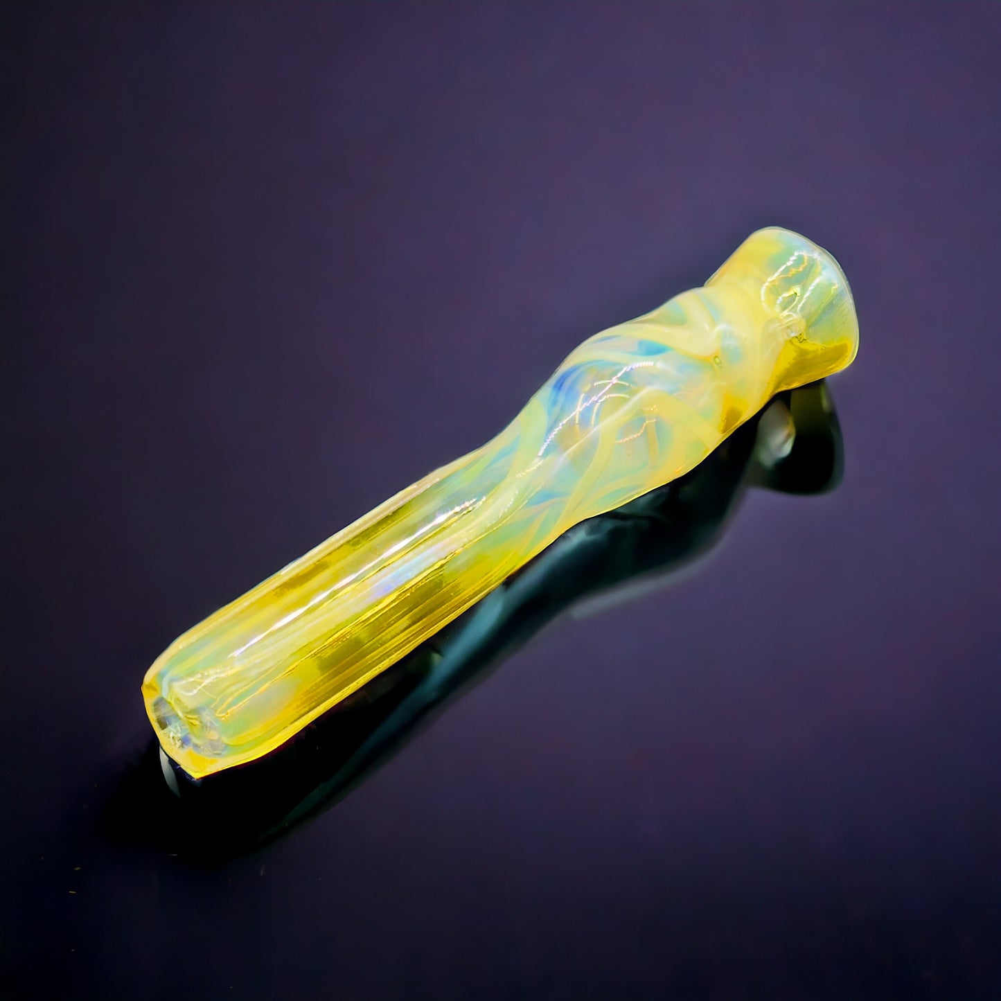 Golden Fumed Chillums pipes 