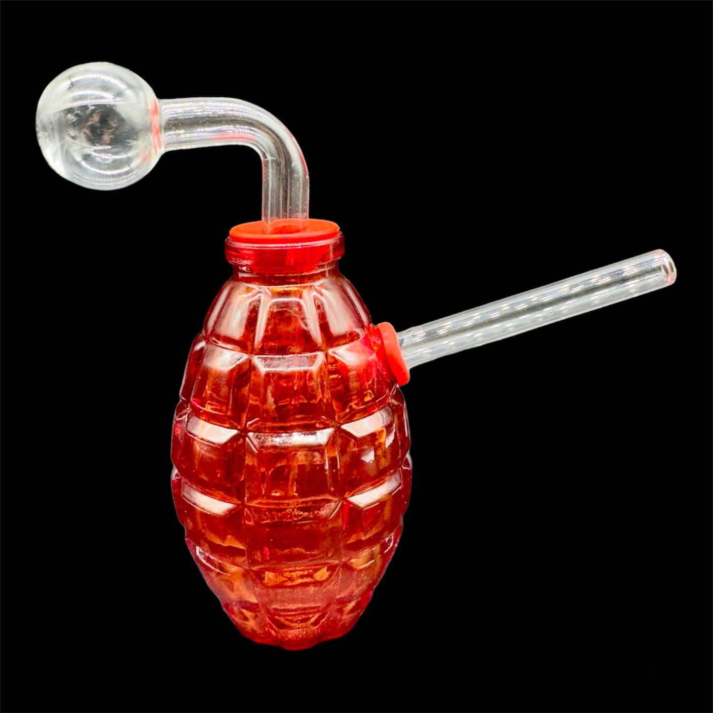 Grenade Oil Burner Bubbler 5’' red