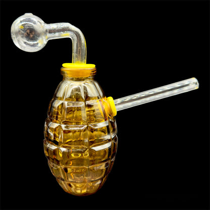 Grenade Oil Burner Bubbler 5’' yellow