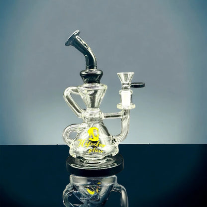 black recycler bong 