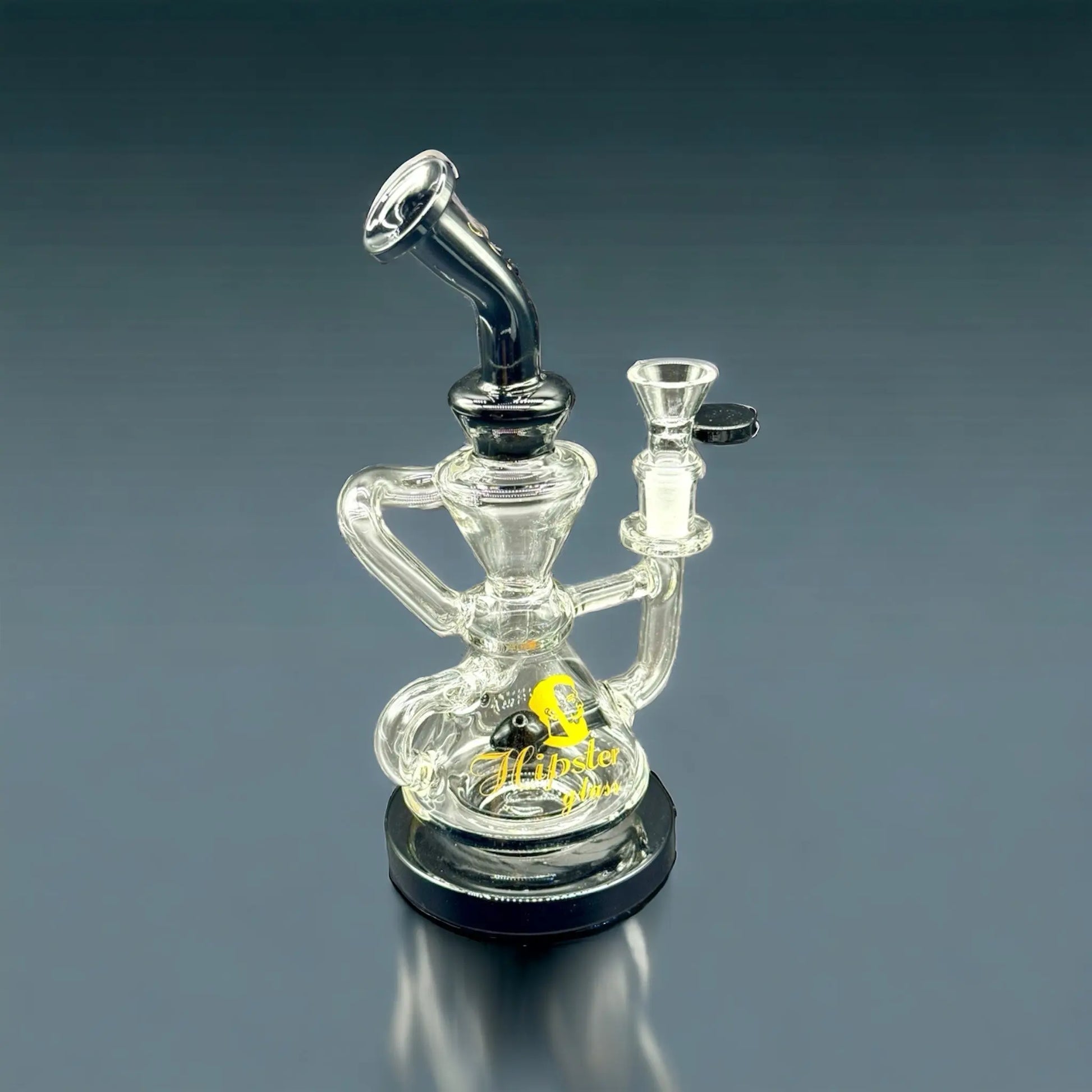 Hipster Recycler Water Pipe 8"