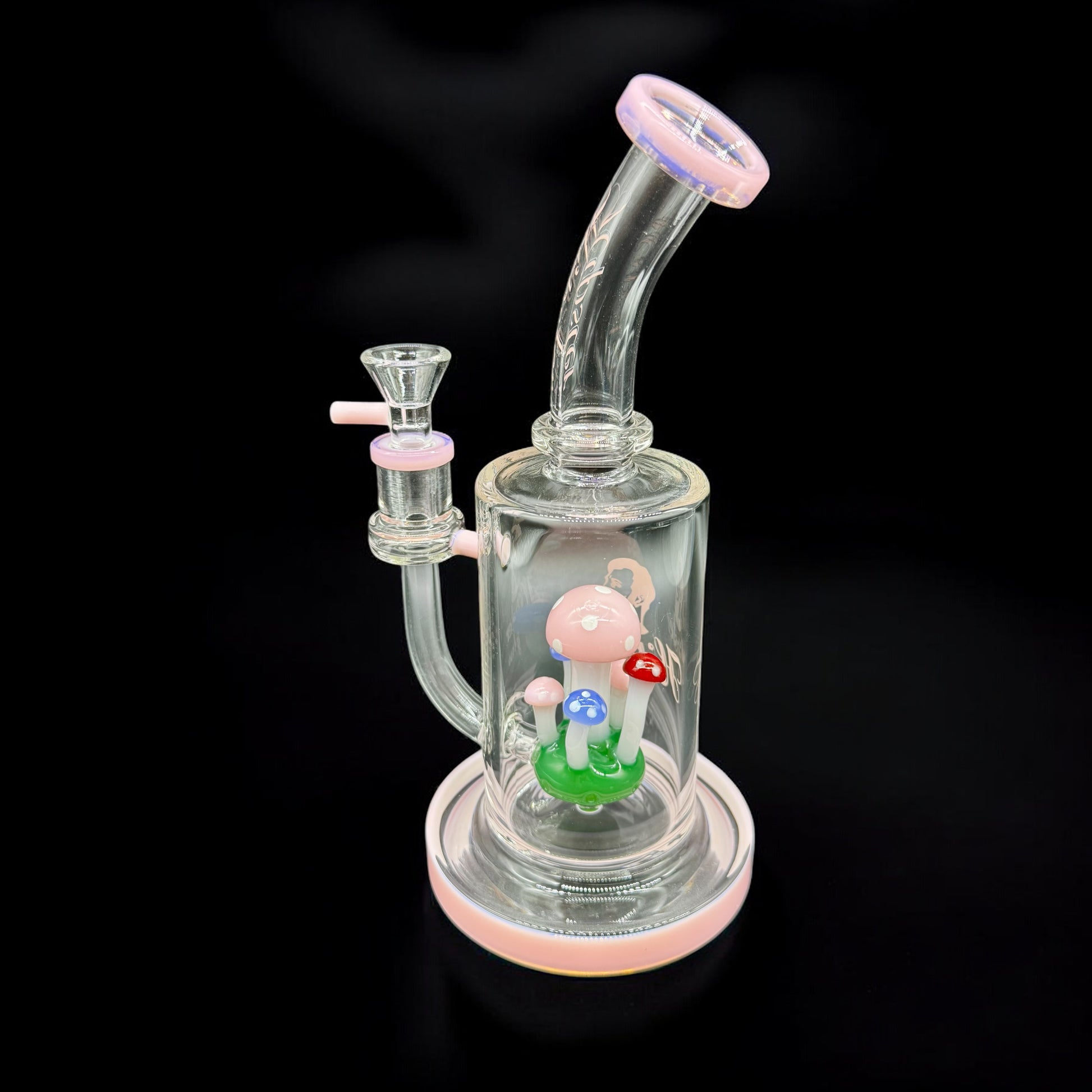 Hipster Garden Mushroom Water Pipe pink 