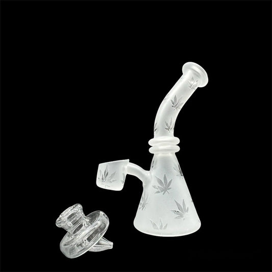 mini dab rig leaf bong 