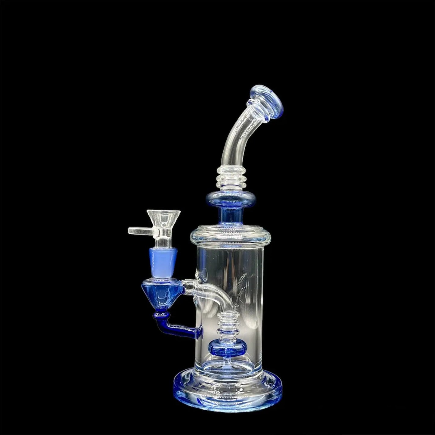 Mini Clear Bong 8’’ blue color 