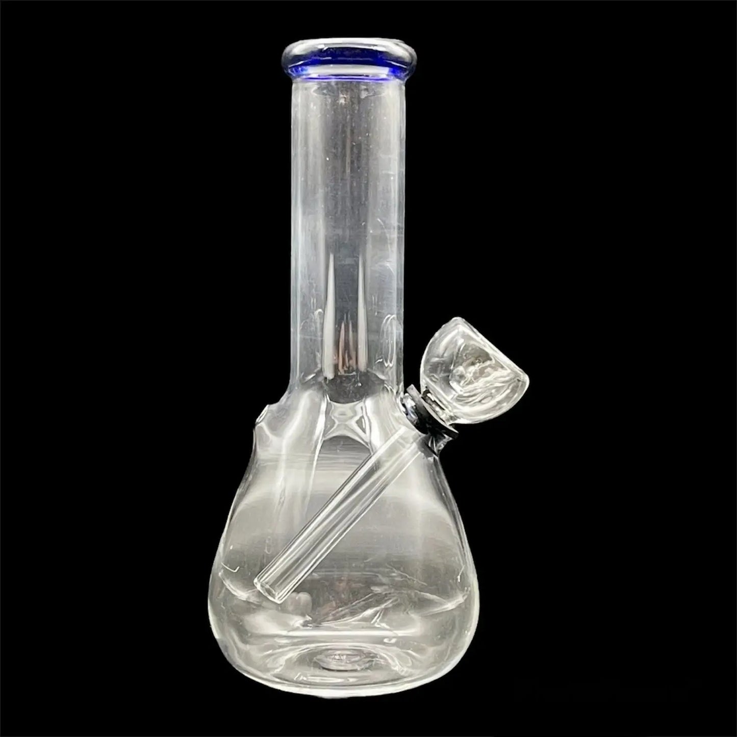 blue clear bong