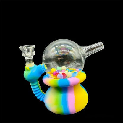 Mini Silicone Bubblers 5’' multi