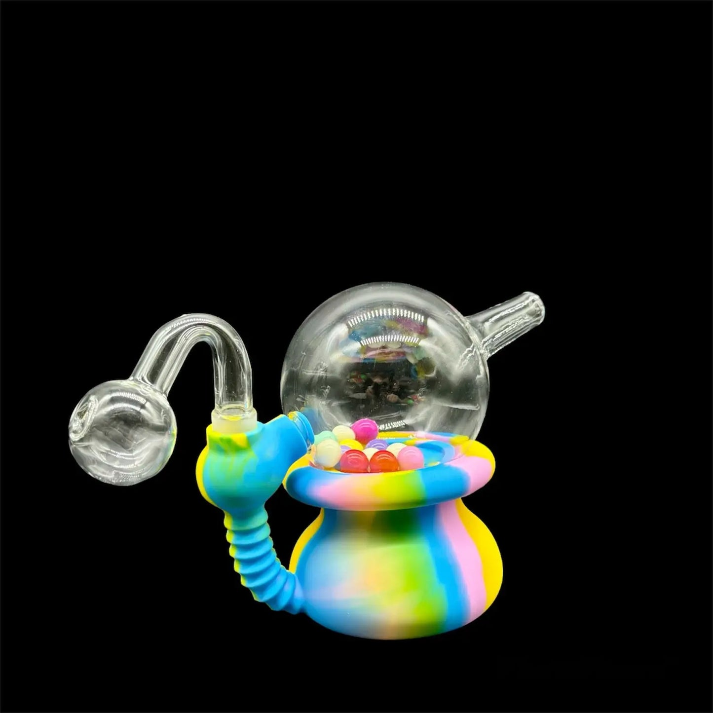 Mini Silicone Oil Burner Bubblers 5’’ multi color