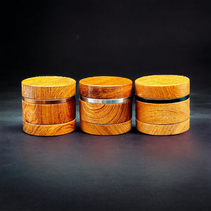 Modern Wooden Herb Grinder 60mm colors 