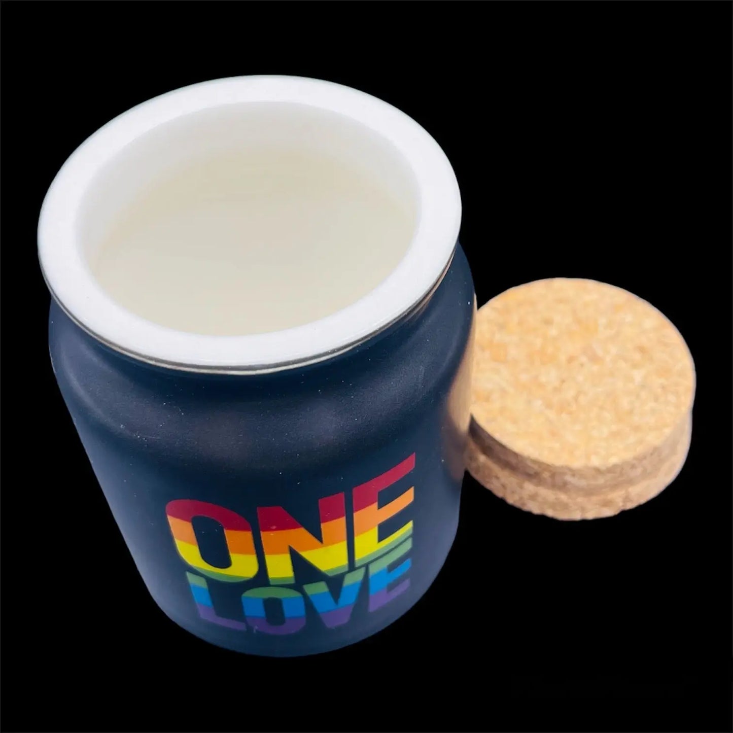 ONE LOVE CERAMIC STASH JAR MEDIUM