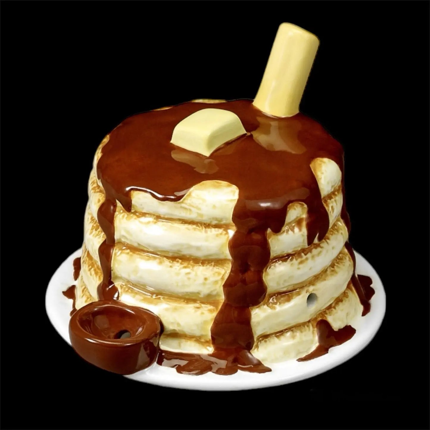 Pancake Stack Ceramic Pipes