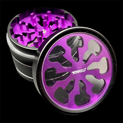 Purple herb grinder