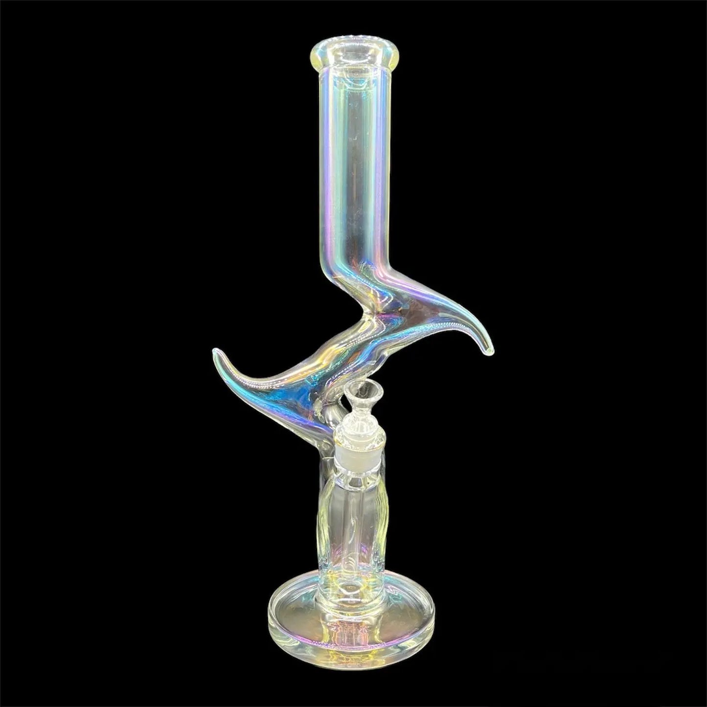 Rainbow Zong Zig Zag Water Pipe Bong 17''