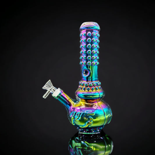 Rainbow Glass Beaker 10"