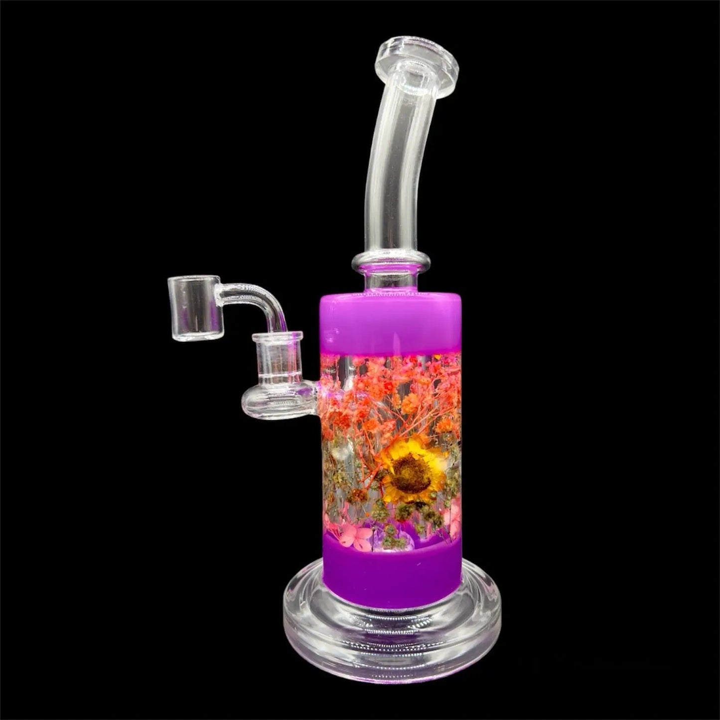 Real Plants Decorated Dab Rig