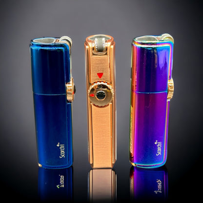 Scorch Torch Triple Jet Flame Butane Refillable Torch Lighter 61540 random color 