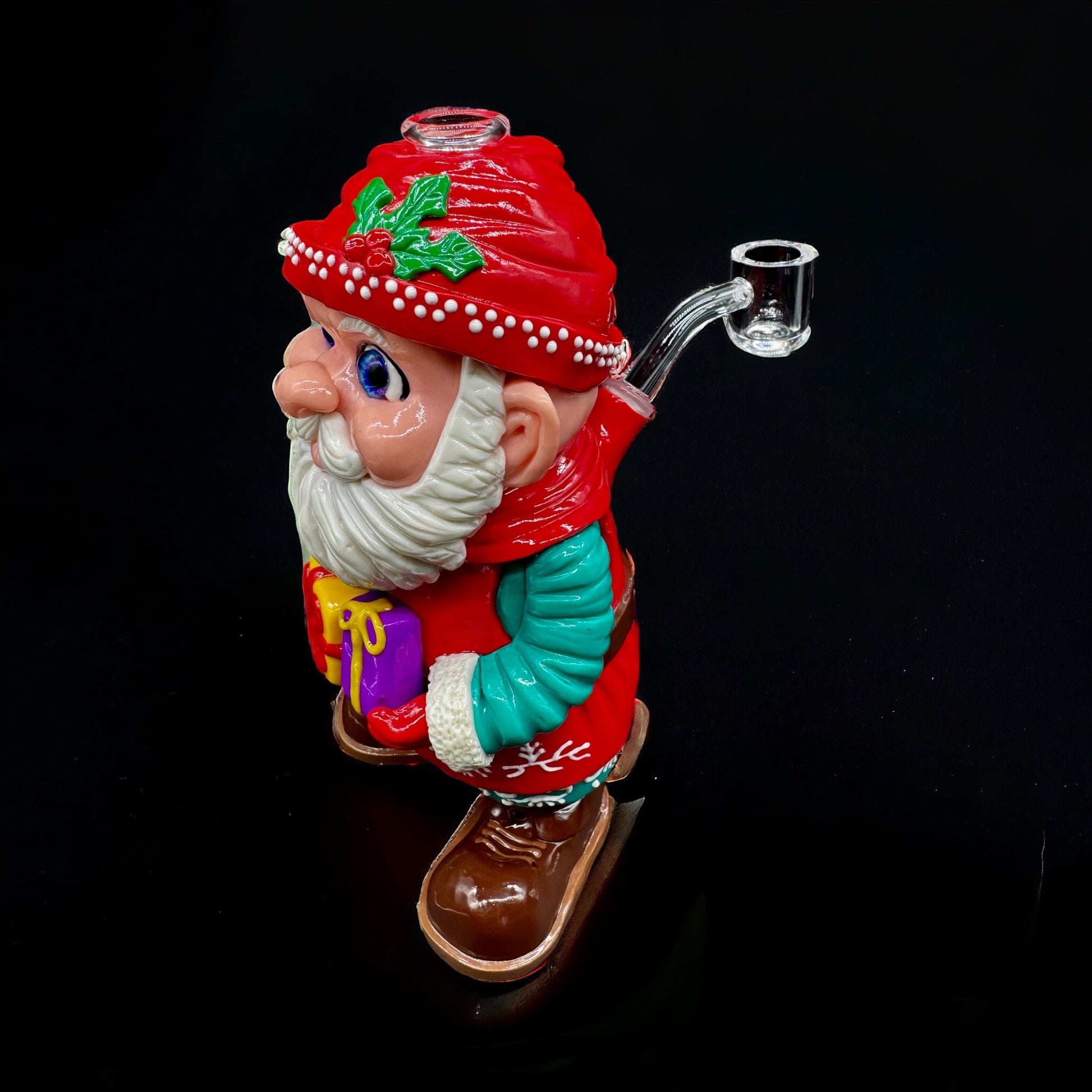 Santa Merry Christmas smoking bong 