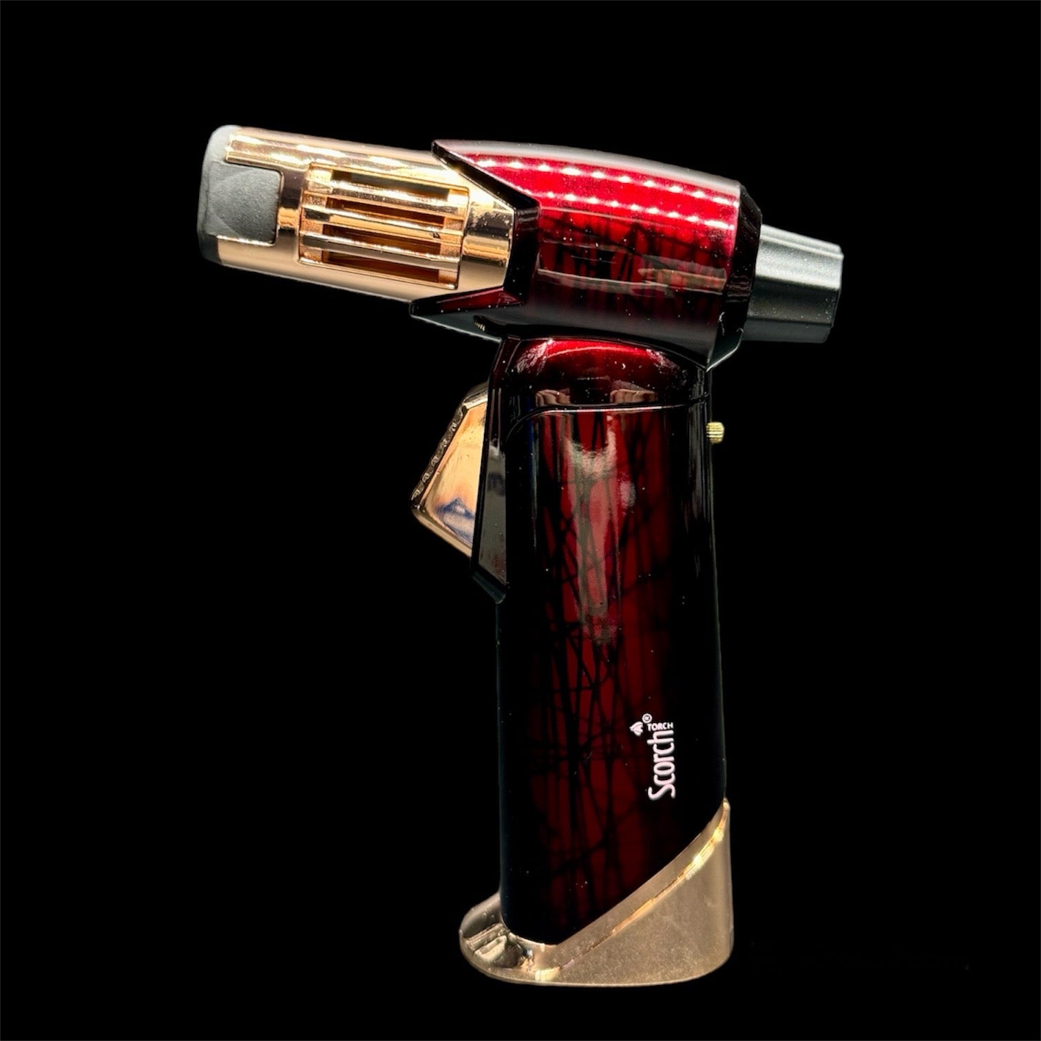 scorch torch lighters 61732 red black color 